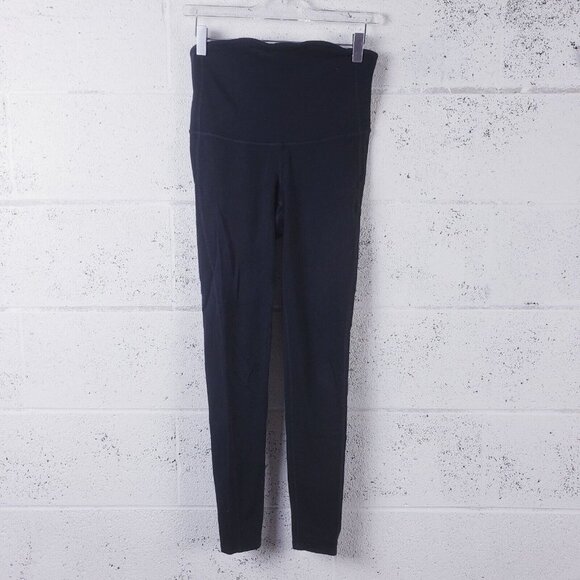 Athleta Maternity High Belly Chaturanga Tight Legging Black Skinny Leg Size XS - Picture 2 of 7
